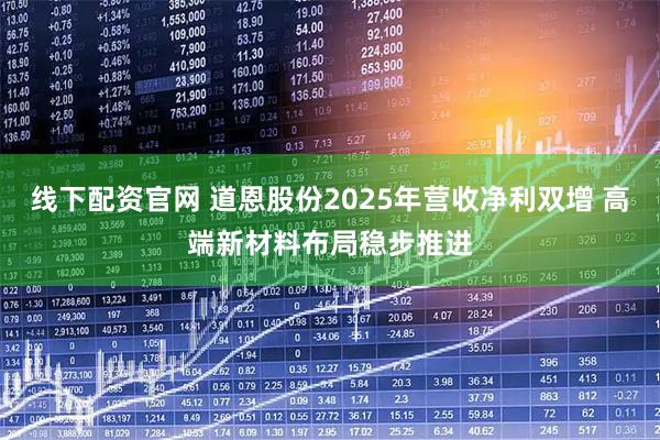 线下配资官网 道恩股份2025年营收净利双增 高端新材料布局稳步推进